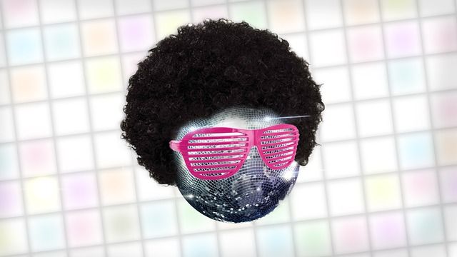 Disco Ball Party Head